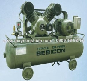 Máy nén khí piston không dầu Hitachi 11kw (15hp)